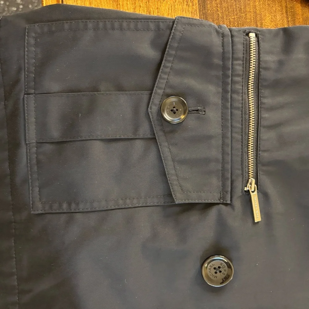 Michael Kors Jacket Water Resistant Black Large